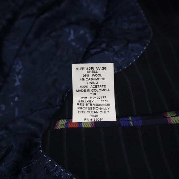 Tommy Hilfiger Vintage Cashmere Blend Suit - Picture 10 of 16